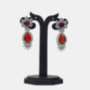 Premium Silver Color Multicolor Stone Necklace Set